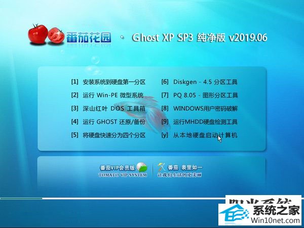 番茄花园 Ghost XP SP3 纯净版 v2019.06